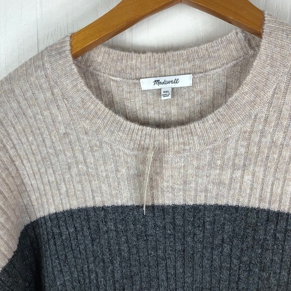 NWT Madewell colorblock midi sweater dress XXL - Picture 6 of 10